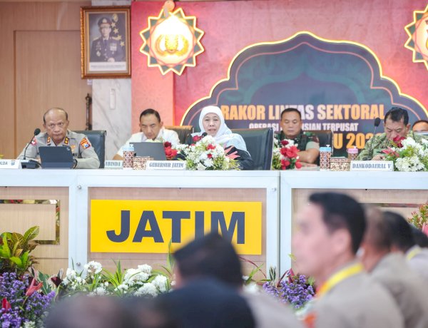 Pimpin Rakor Lintas Sektoral Jelang Operasi Ketupat Semeru 2026, Kapolda Jatim Tekankan Sinergi Pengamanan Nyepi dan Idul Fitri